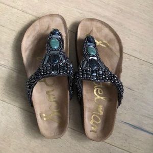 Sam Edelman beaded sandals
